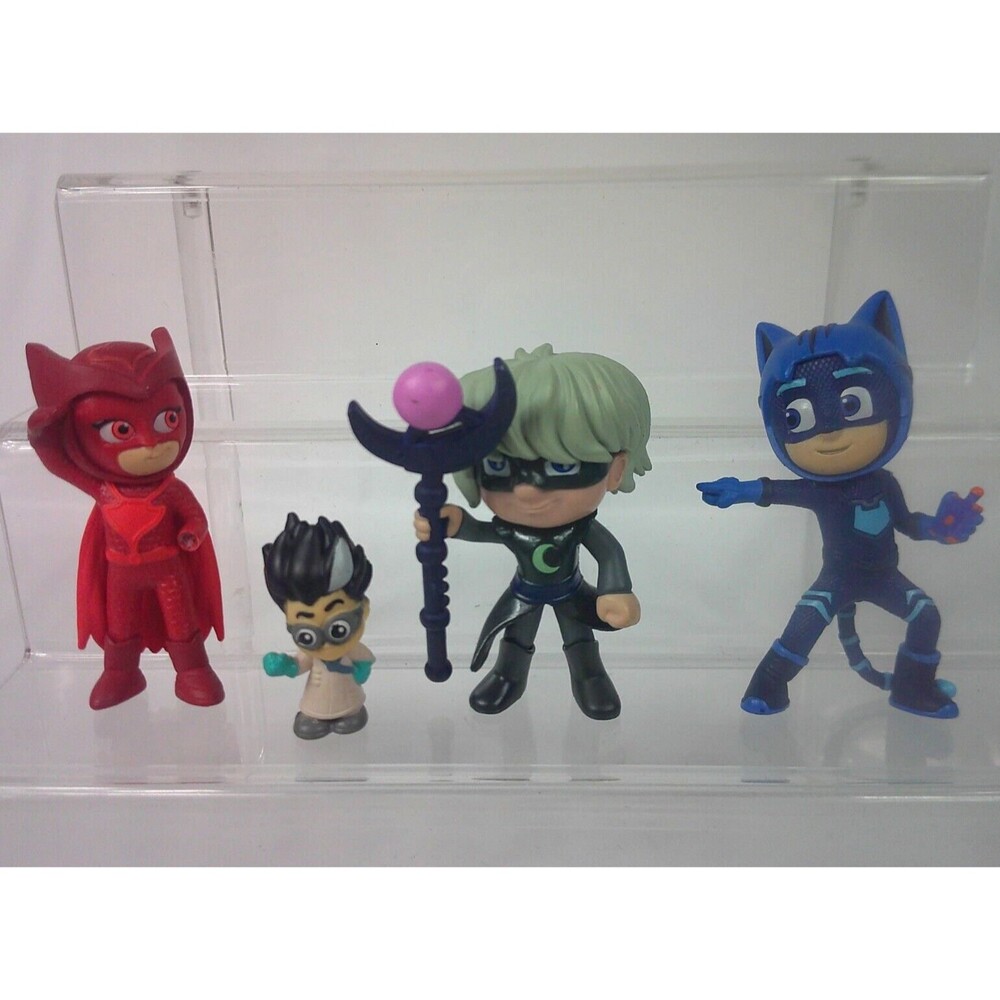 PJ Masks Action Figures Mixed Toy Lot of 4 Luna Girl Catboy Owlette
